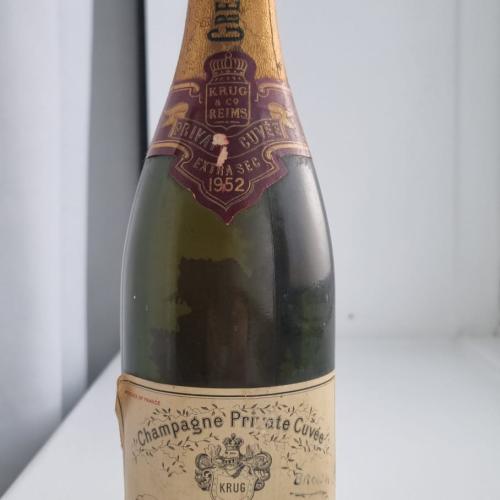 Krug Private Cuvee Extra Sec 1952 - Auction