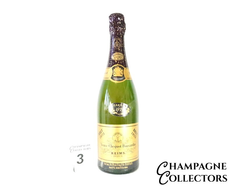 1973 Vintage Champagne Veuve Clicquot Carte Or Brut - Auction