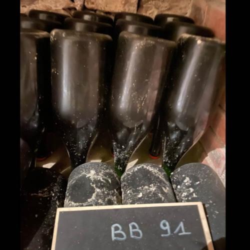 Champagne Sanger 1991 Magnum BdB on lees in cellars - Auction