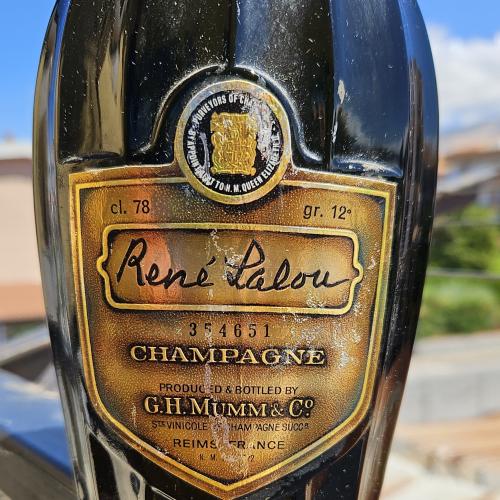 Renè Lalou Mumm champagne 1964 - Auction