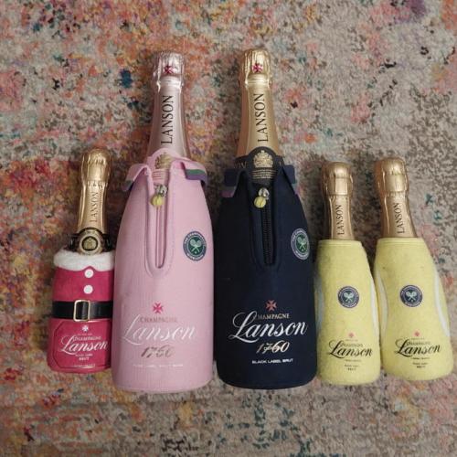 Champagne Lanson Wimbledon Edition x 5 bottles - Auction