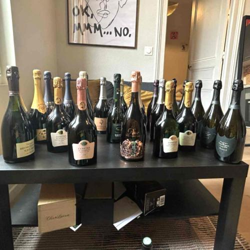 Collection of rare vintage Champagnes - Auction