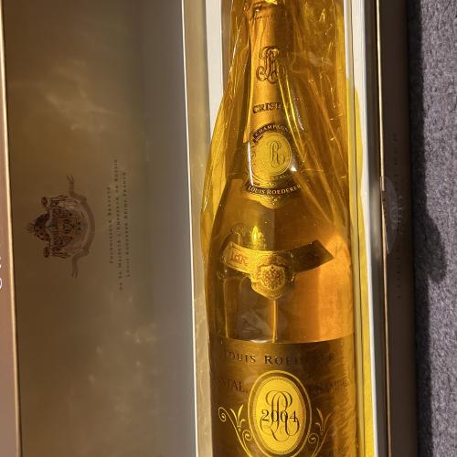 Louis Roederer Cristal 2004, 75cl – Original Box &amp; Cellophane - Auction