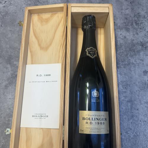 Bollinger R.D. Extra Brut 1988 boxed Champagne - Auction