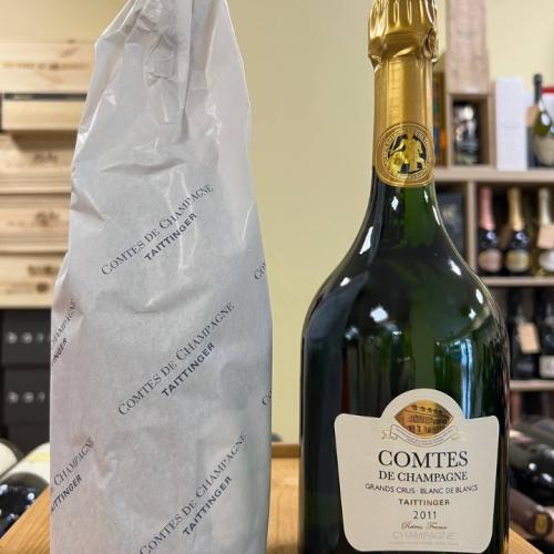 4 Bottles of Champagne Taittinger Comtes 2011 - Auction