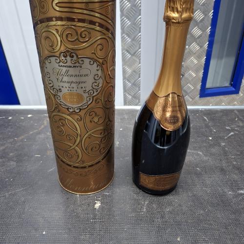 Sainsbury's millennium champagne - Auction
