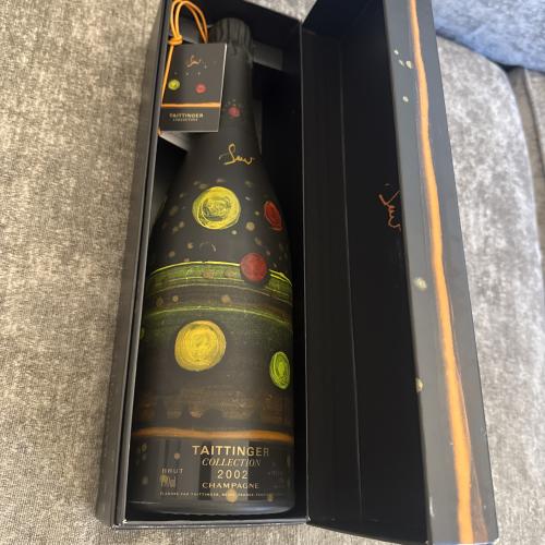Taittinger Collection 2002 Brut Champagne – Limited Edition – Original Box &amp; Tag – Unopened - Auction